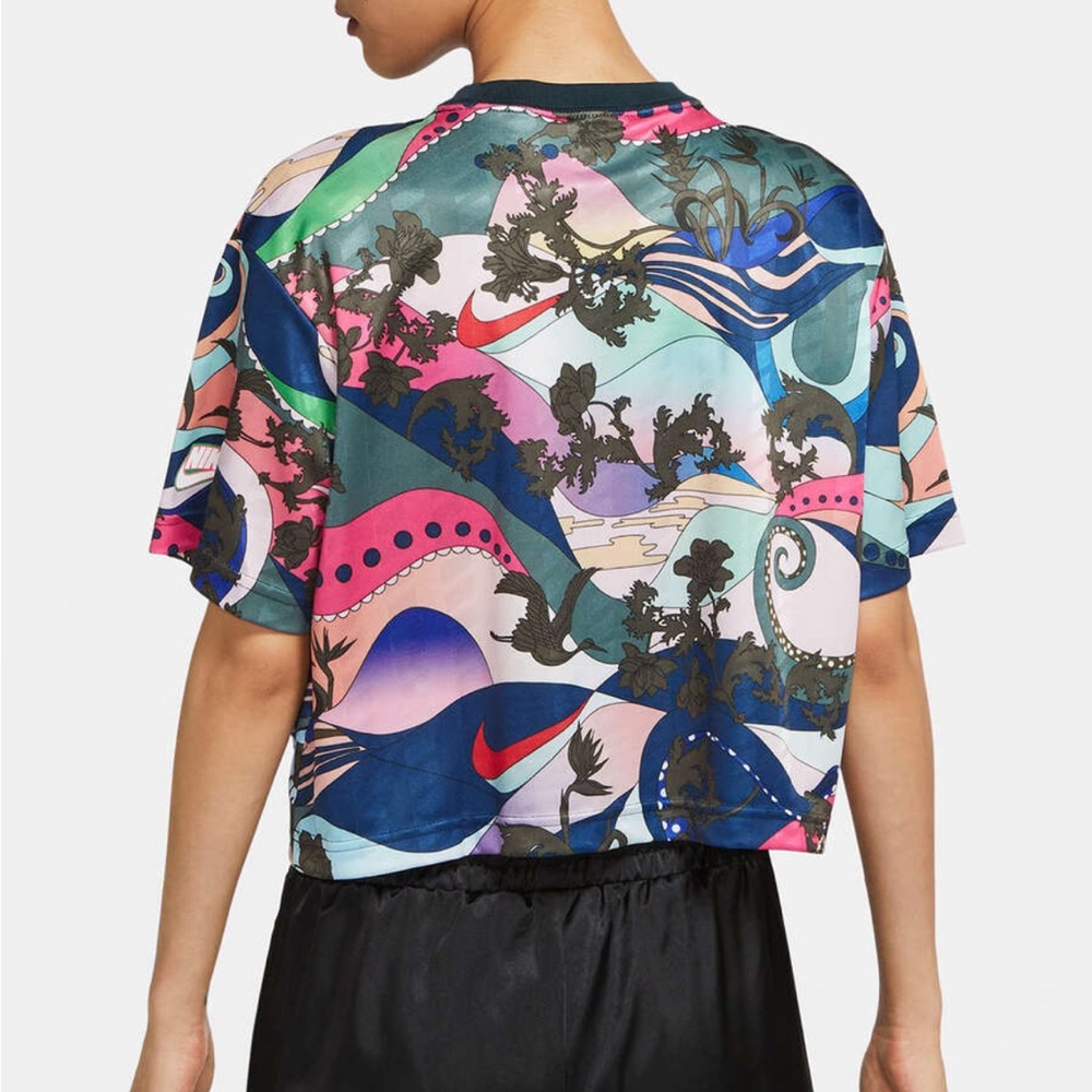Nike Sports streetwear Icon Clash colorful all over print Short Sleeve Jersey L - Picture 1 of 4